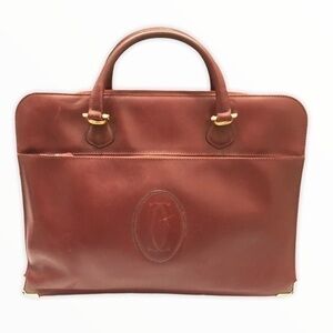 Cartier authentic leather briefcase